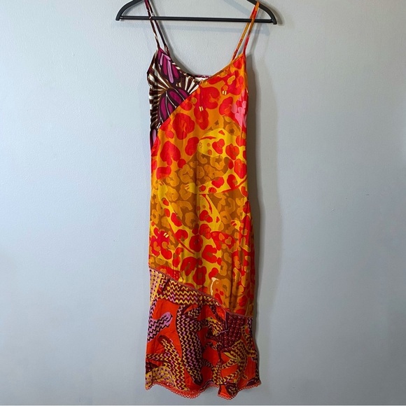 NWT FARM Rio x Anthropologie Printed Slip Dress - Picture 3 of 9